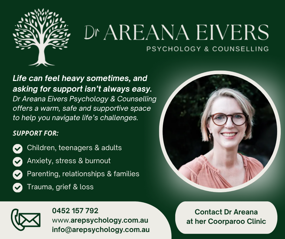 Dr Areana Eivers Psychology & Counselling