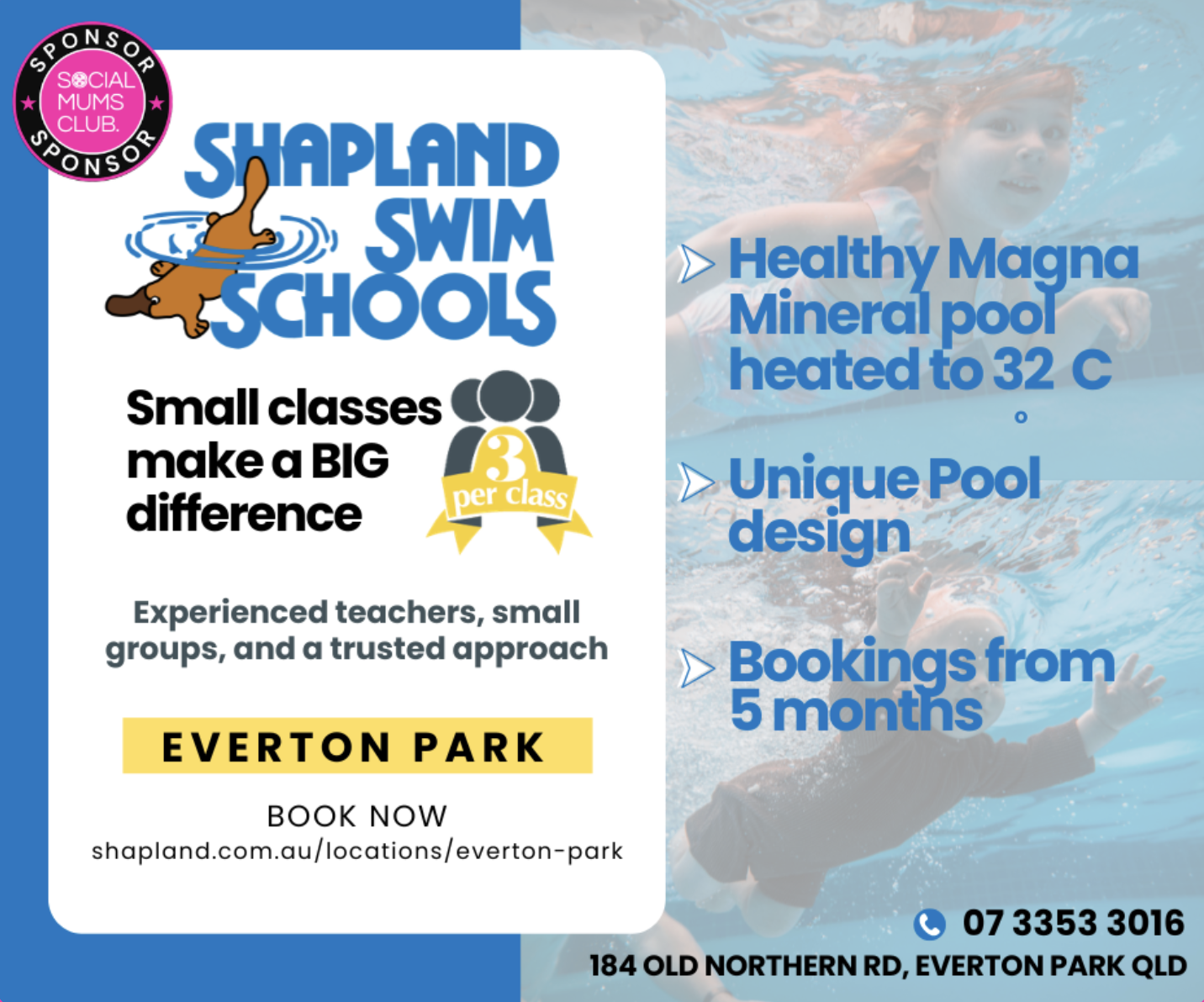 Shapland Swim Schools Everton Park
